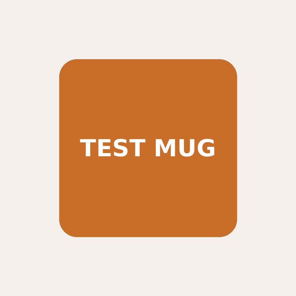 TEST Ceramic Coffee Mug - view 1